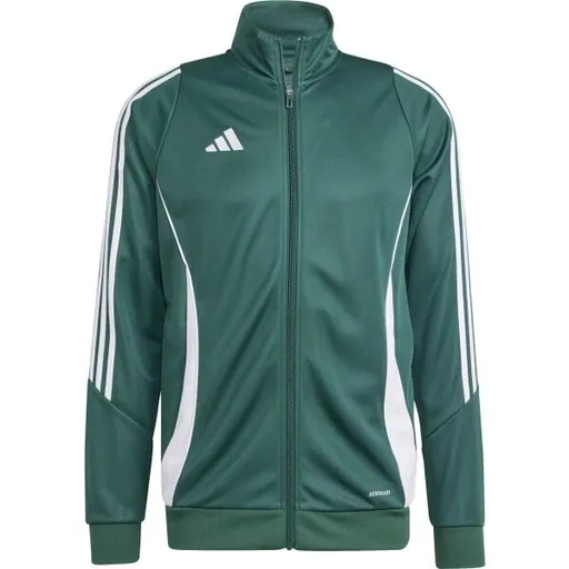 adidas TIRO24 TRAINING JACKET Pánská mikina, tmavě zelená, velikost