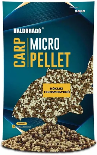 Haldorádó pelety carp micro pellet 600 g 2,5 mm - coconut tigernut