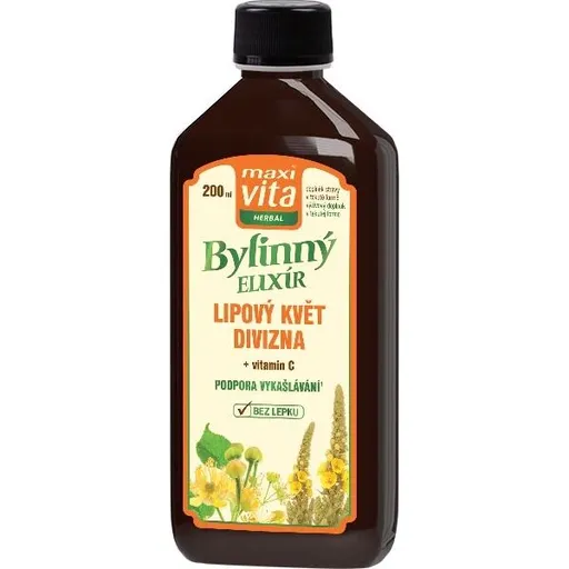 VITAR MAXI VITA HERBAL BYLINNÝ ELIXÍR LIPOVÝ KVĚT 200 ML Doplněk stravy, , velikost