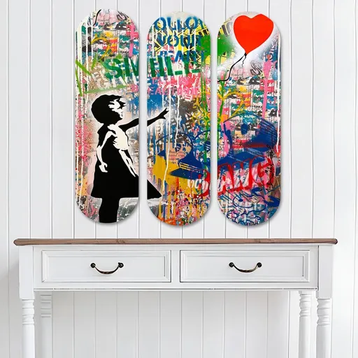 Dekorativní obraz z MDF (3 kusy) 3KY3801