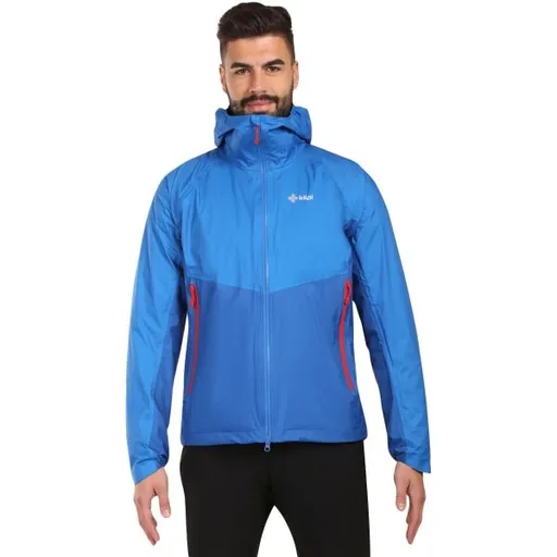 KILPI HURRICANE Pánská hardshellová bunda, modrá, velikost XXXL