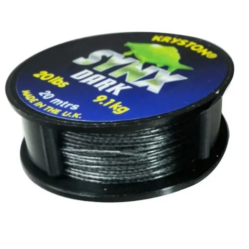 Kryston Šňůrka Synx Dark Silt 20m - 20lb,Kryston Šňůrka Synx Dark Silt 20m - 20lb