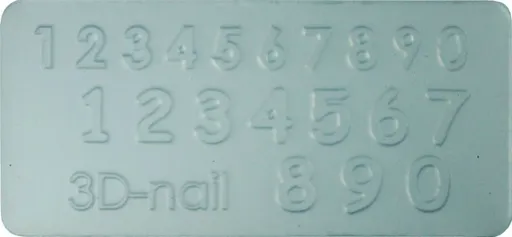 3D Šablona - Number