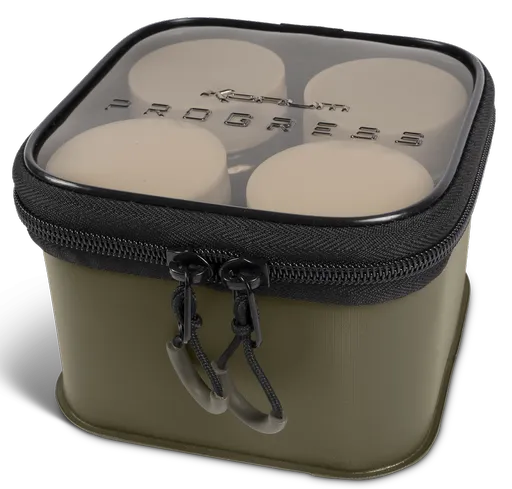 Korum pouzdro progress eva hookbait pouch 4 tub