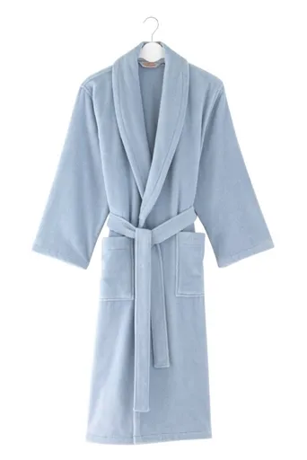 Unisex župan MICRO COTTON S Světle modrá