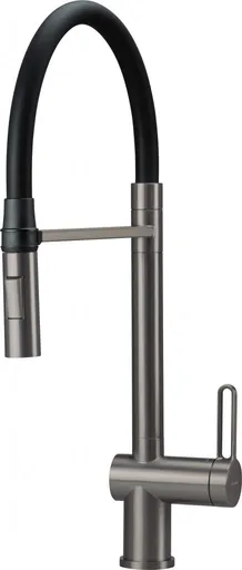 DEANTE Magnetic kuchyňská baterie s elastickou výpustí 2 typy proudu titan BRM_D72M