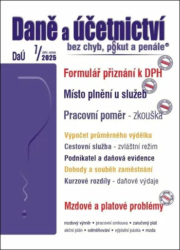 Daně a účetnictví bez chyb, pokut a penále