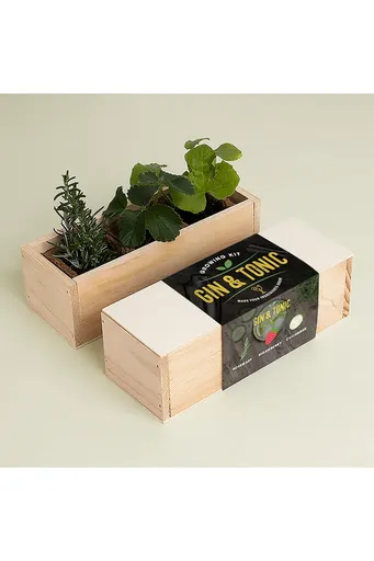 Sada na pěstování rostlin RESETEA Gin Tonic Growing Kit 21 x 7,8 x 6,5 cm
