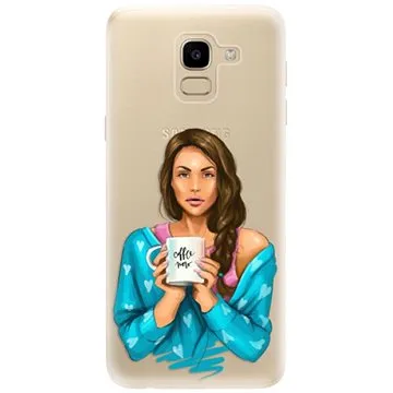 iSaprio Coffe Now - Brunette pro Samsung Galaxy J6 (cofnobru-TPU2-GalJ6)