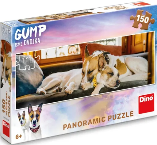 Gump Jsme dvojka Na gauči 150 panoramic Puzzle