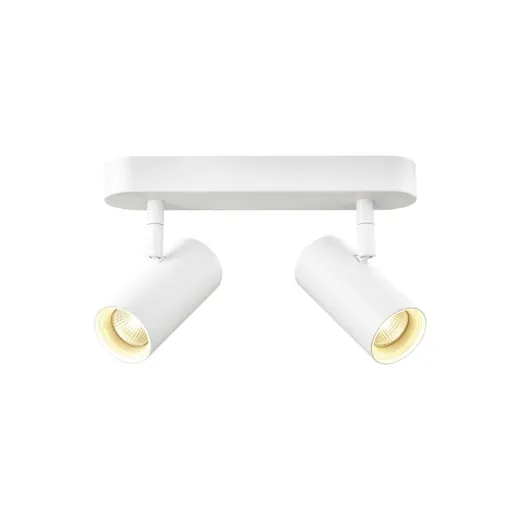 BIG WHITE (SLV) NOBLO nástěnné a stropní svítidlo, double, kulaté, 2700K, 12W, PHASE, 32°, bílé 1008716