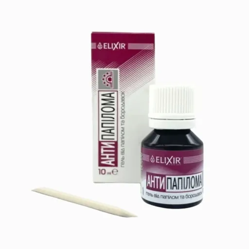 Kosmetický gel na papilomy a bradavice – 10 ml – Elixir