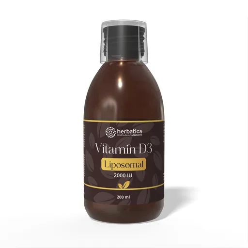 Lipozomální vitamín D3 2000 IU – 200 ml – Herbatica