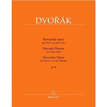 Slovanské tance: pro klavír na čtyři ruce (9790260108417)