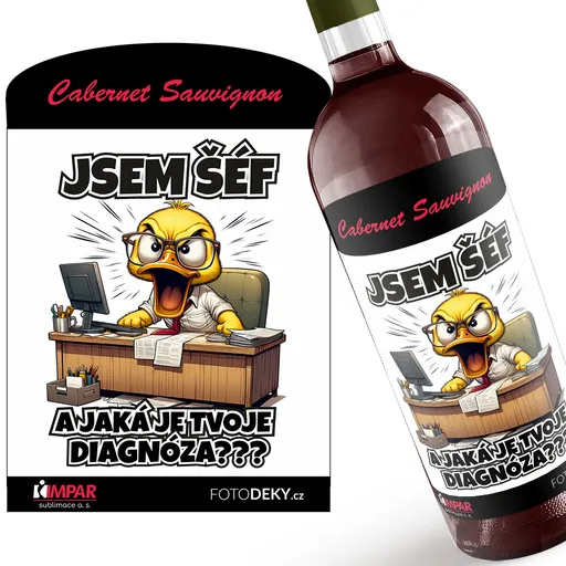 Víno Šéf - diagnóza (Druh Vína: Červené víno)