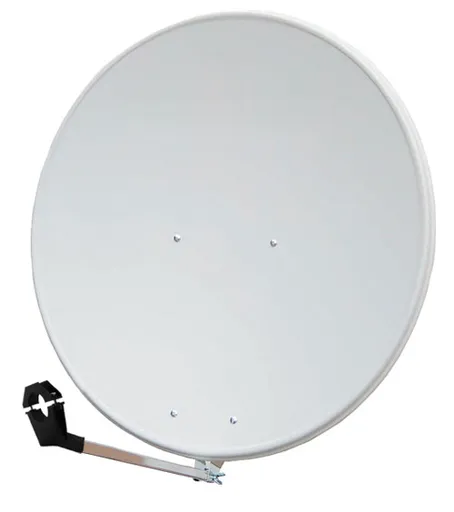 Satelitní parabola 80FE Emme Esse bílá - rozbaleno/šrám na zádech/lehce ohnutý kraj