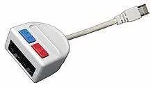 Rozdvojka počítač (10BaseT)/telefon 2 x RJ45
