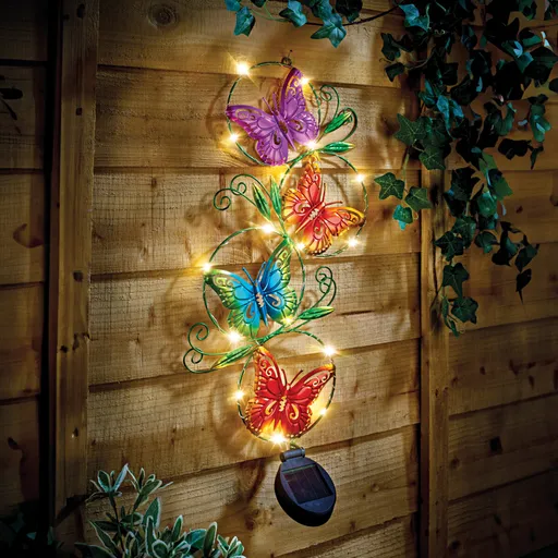 Solární dekorace na zeď Motýli