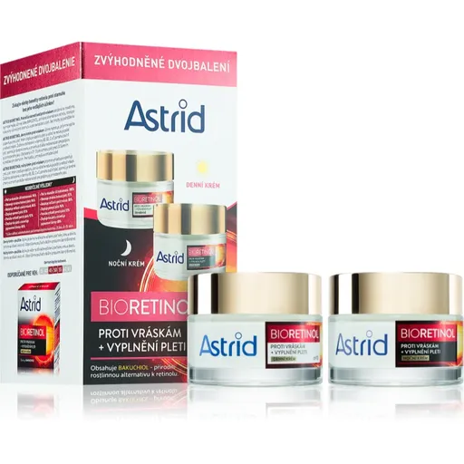 Astrid Bioretinol dárková sada proti vráskám pro ženy 2x50 ml