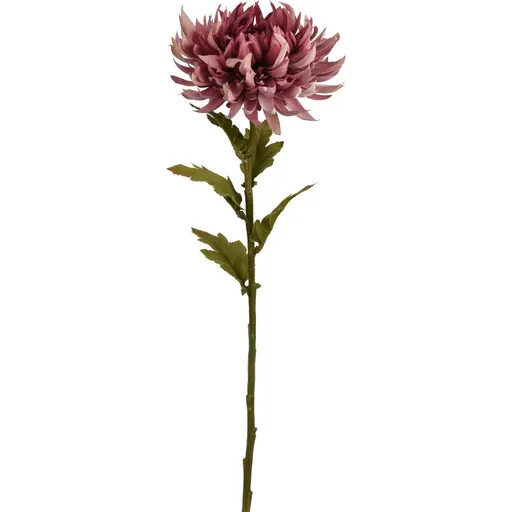 Umělá květina Chryzantéma 62 x 18 cm, starorůžová