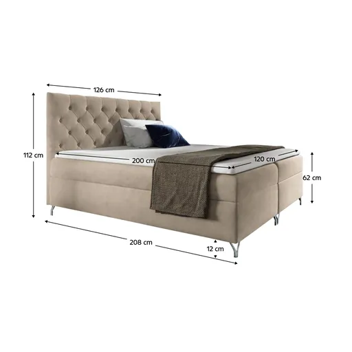 Boxspringová postel GUINEVRA 2 Tempo Kondela