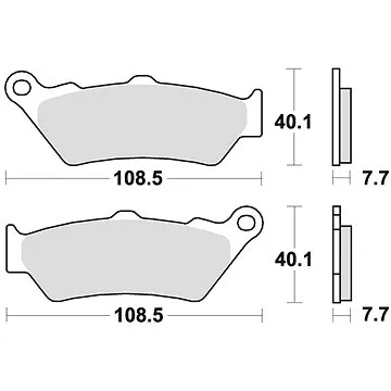 Braking brzdové destičky (sinterová směs CM55) (2ks) M501-212 (M501-212)