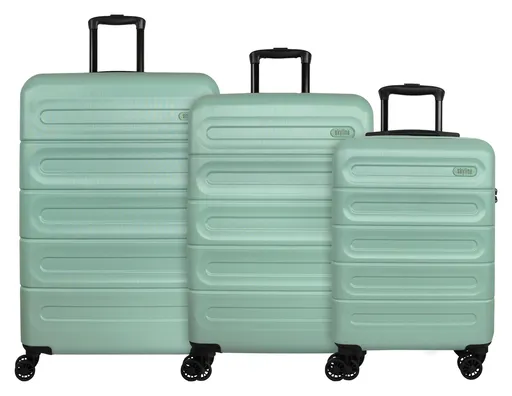Sada cestovních kufrů Skyline Goomera S,M,L Green