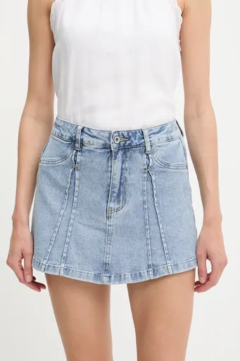 Džínová kalhotová sukně Answear.LAB
