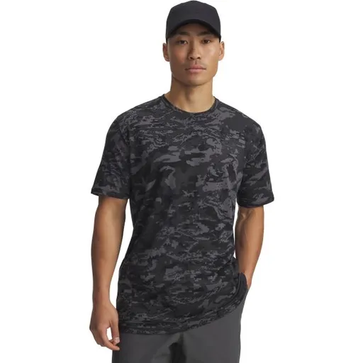 Under Armour ABC CAMO Pánské triko, tmavě šedá, velikost M