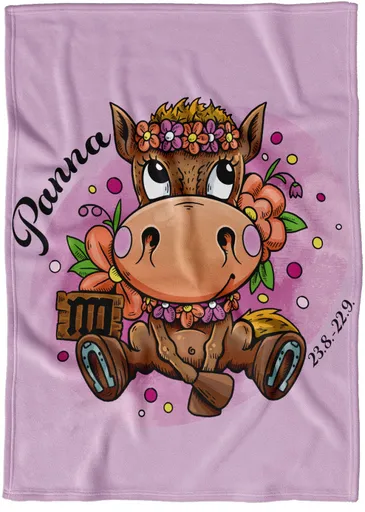 Deka Koňská znamení – panna (Podšití beránkem: NE)