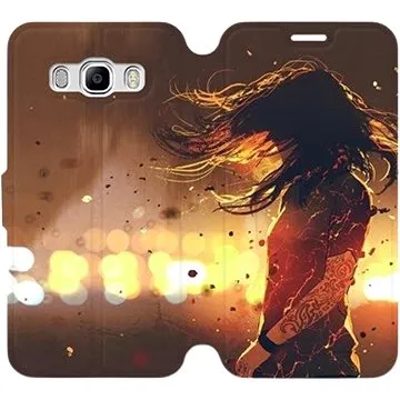 Flipové pouzdro na mobil Samsung Galaxy J5 2016 - MA02S Tetovaná dívka (5903226146154)