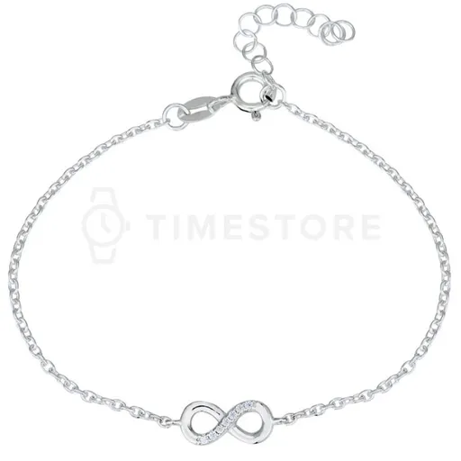 Stříbrný náramek se symbolem nekonečna TS-BR-0049