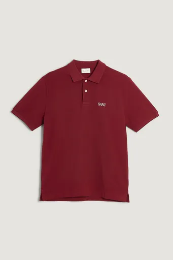 POLOKOŠILE GANT SMALL GRAPHIC SS POLO PLUMPED RED