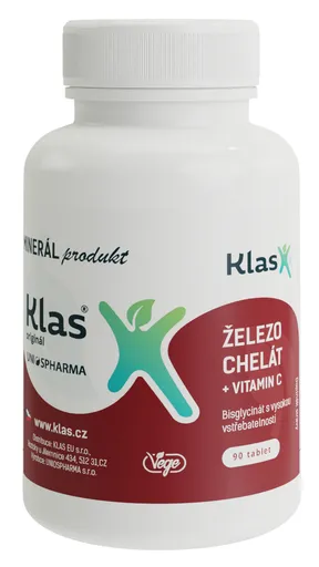 Klas Železo chelát 90 tablet