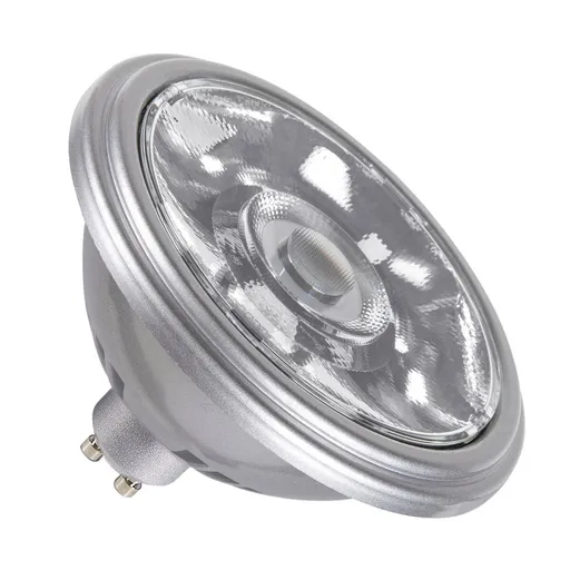SLV BIG WHITE QPAR111 GU10 LED světelný zdroj stříbrný 12,5 W 2700 K CRI 90 10° 1005275