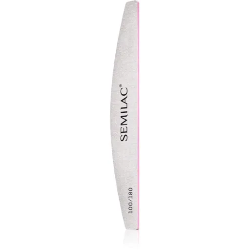 Semilac Accessories Nail File 100/180 klasický pilník na nehty se dvěma hrubostmi 1 ks