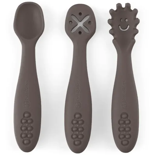 Petite&Mars Take&Match 6m+ lžička pro děti Bitter Cocoa 3 ks