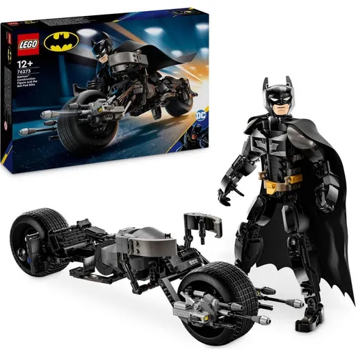 LEGO® DC Batman™ 76273 Sestavitelná figurka: Batman™ a motorka Bat-Pod