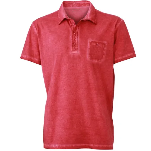 James & Nicholson (Daiber) Pánská Gipsy polokošile JN988 - Červená | S