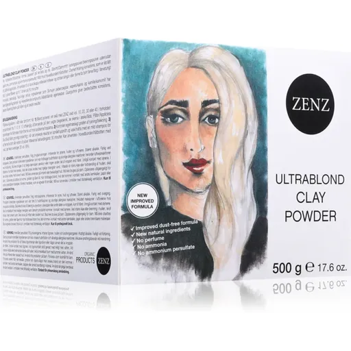 ZENZ Organic Ultrablond Clay Powder zesvětlující pudr bez amoniaku 500 g