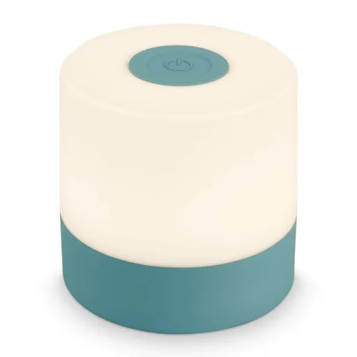 BRILONER LED nabíjecí stolní lampa, 7 cm, 2W, 150lm, modrá IP44 BRILO 7461010