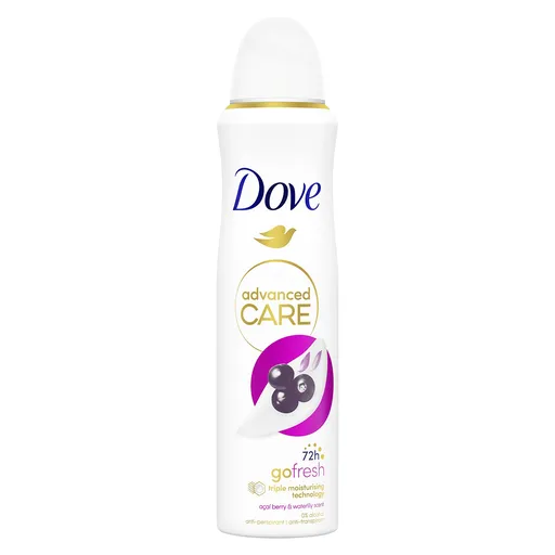 Dove Antiperspirant ve spreji Advanced Care Acai & Waterlili (Anti-Perspirant) 150 ml