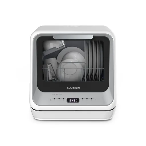 Klarstein Amazonia, Mini myčka na nádobí, Kompaktní, 7 programů, Přenosná