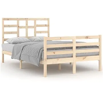 Rám postele masivní dřevo 120 × 200 cm, 3105855 (3105855)