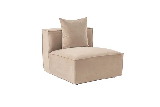 Křeslo / Jednomístná pohovka Sora O1 - Cappuccino v2