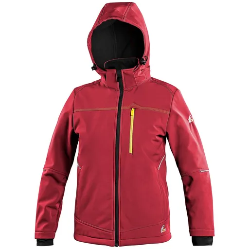 Canis (CXS) Dětská softshellová bunda CXS STRETCH - Červená | 120 cm