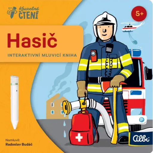Minikniha povolání – Hasič - Kouzelné čtení Albi