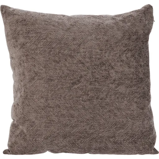 Polštářek Chenille Dark Brown, 45 x 45 cm