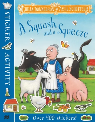 A Squash and a Squeeze Sticker Book - Julia Donaldsonová