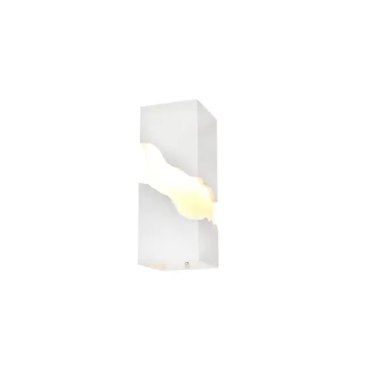 ACA Lighting sádrové nástěnné svítidlo MARI natural 1xE14 G2279W